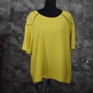 New Zac & Rachel XL short sleeve blouse